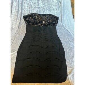 Black B Darlin mini dress